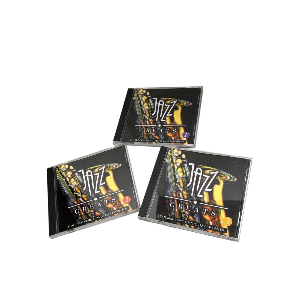 Jazz Greats vol 1,2,3 - Audio CD By Various Artists MasterTone‎ Inc- Good